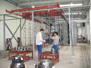 鋸片懸掛鏈清洗涂裝生產線